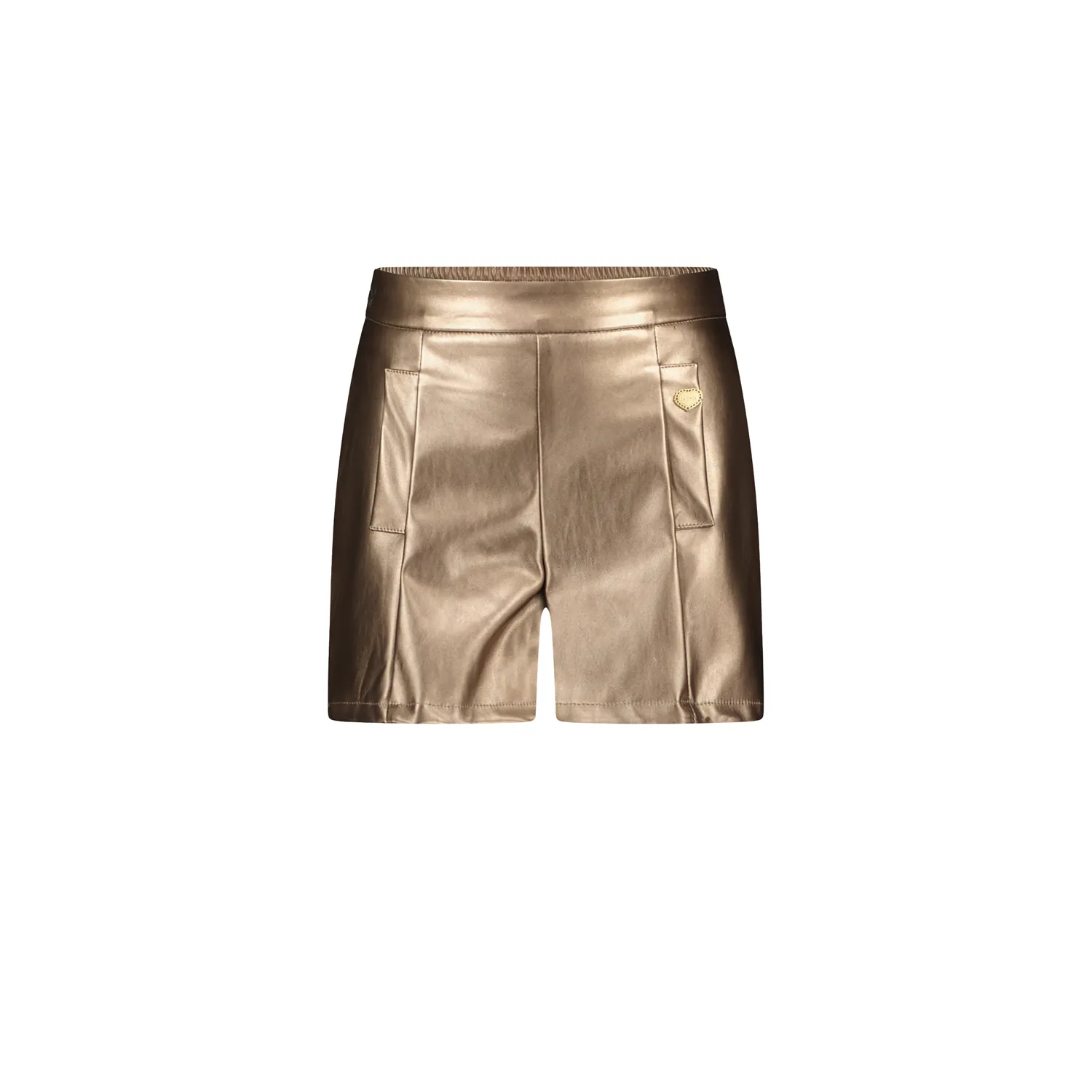GOLD SHORTS FAKE LEATHER / C408-5660-426