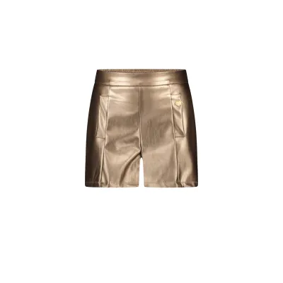 GOLD SHORTS FAKE LEATHER / C408-5660-426