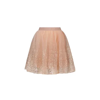 ROSE SEQUIN TULLE SKIRT FLARED / C408-5718-201