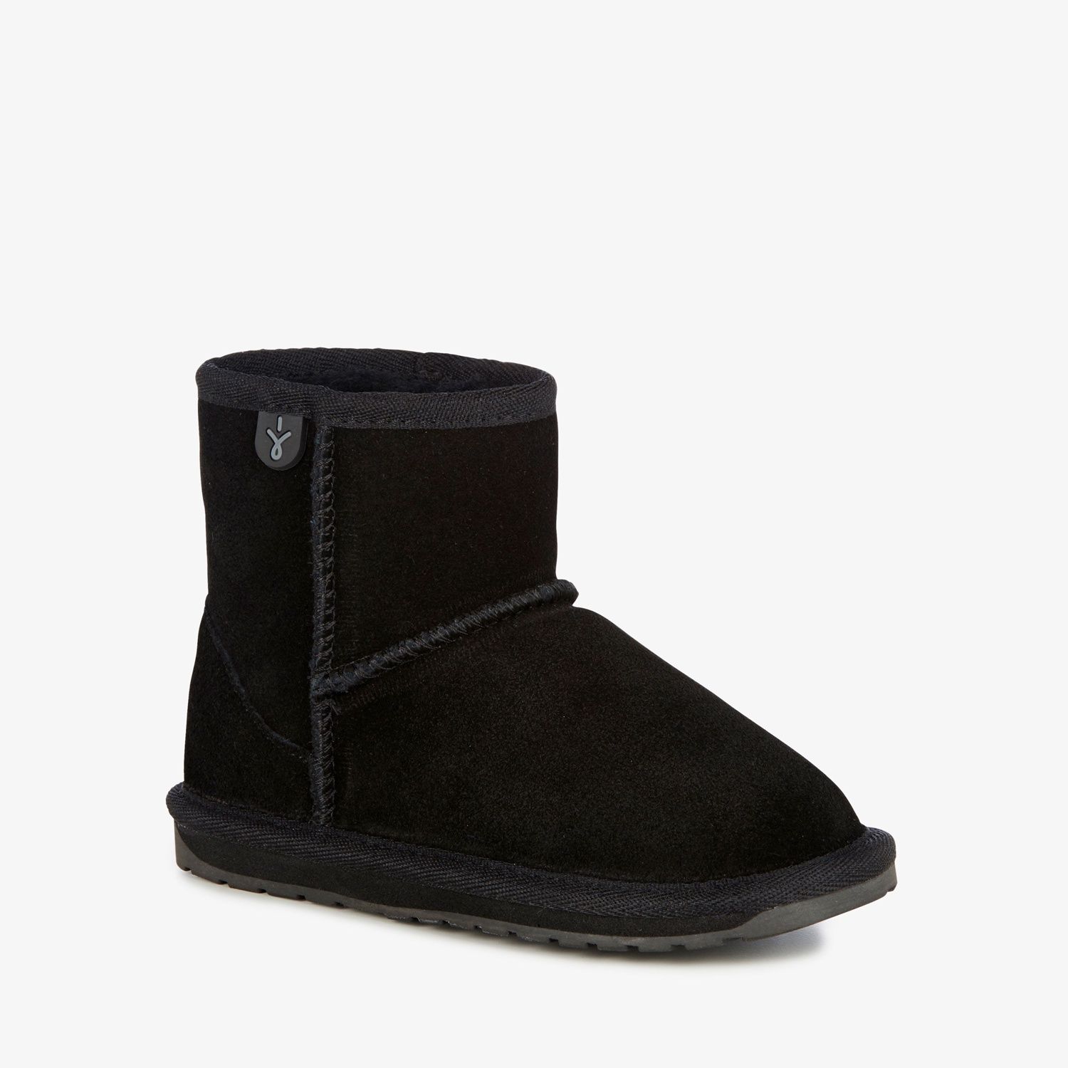 BLACK SHEEPSKIN BOOT WALLABY / K10103
