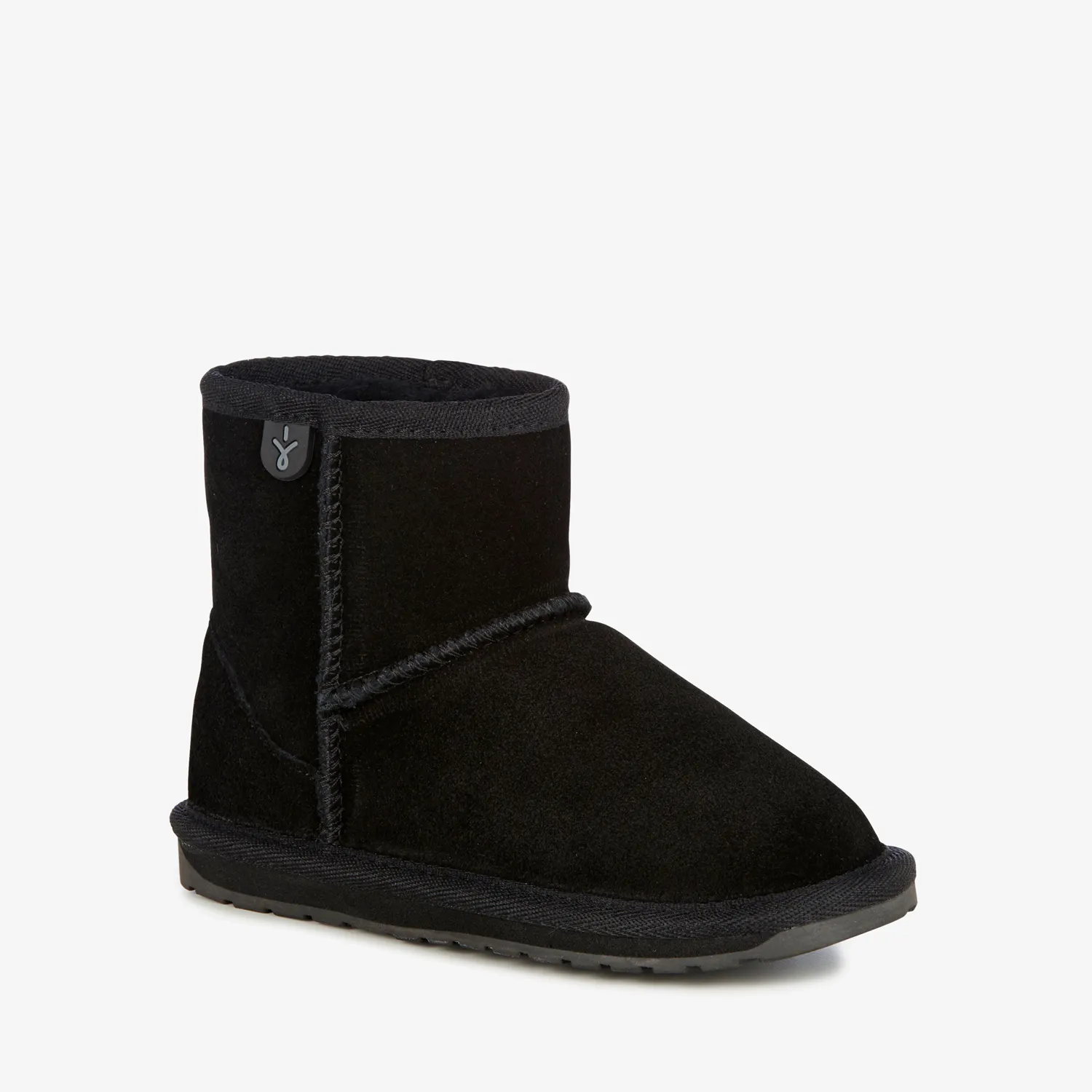BLACK SHEEPSKIN BOOT WALLABY / K10103