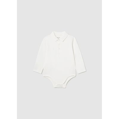 IVORY POLO ONZIE TOP LONG SLEEVE / 2183-044