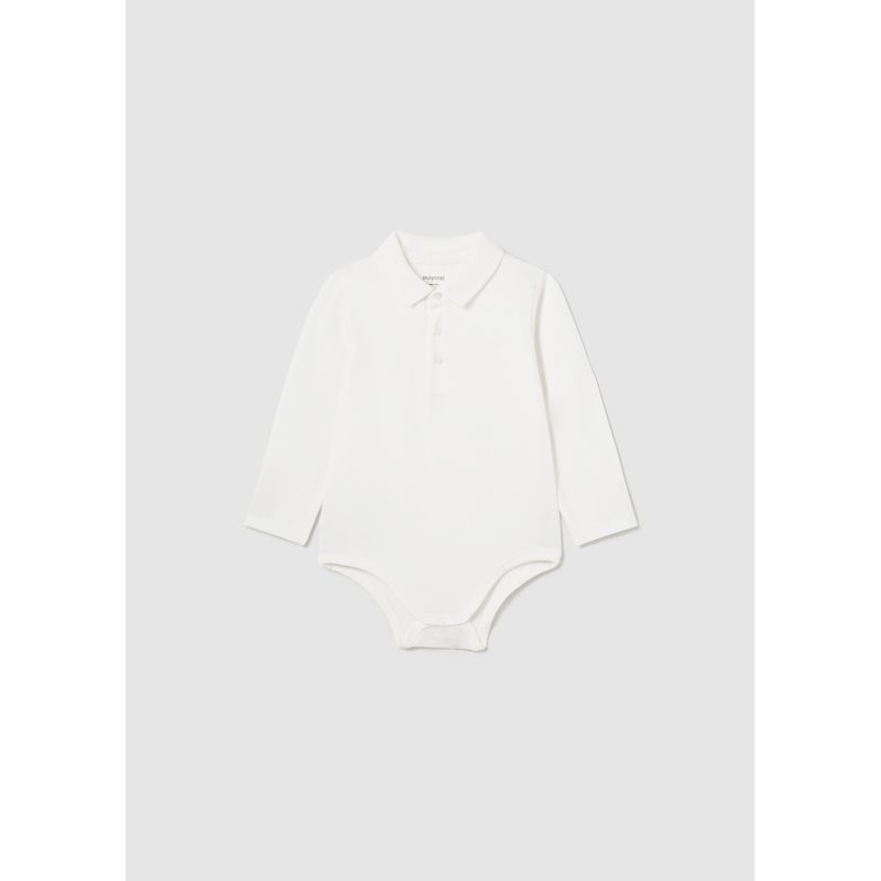 IVORY POLO ONZIE TOP LONG SLEEVE / 2183-044
