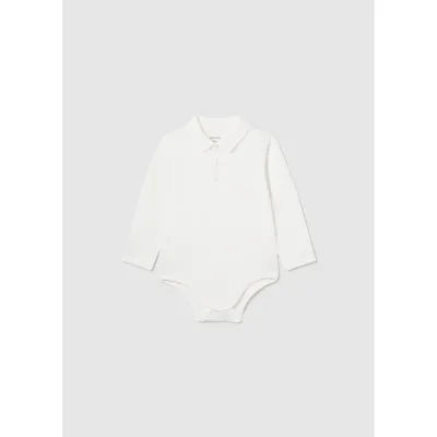 IVORY POLO ONZIE TOP LONG SLEEVE / 2183-044