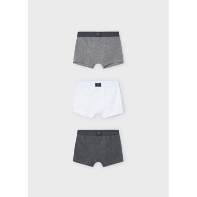 3PC GREY OR WHITE BOXER SHORTS SET / 10788-048