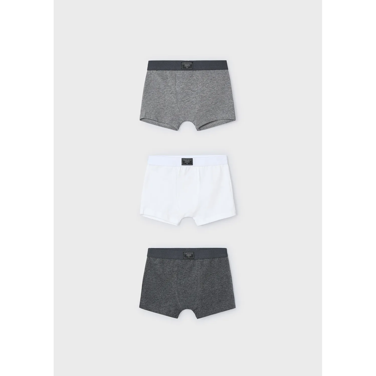 3PC GREY OR WHITE BOXER SHORTS SET / 10788-048