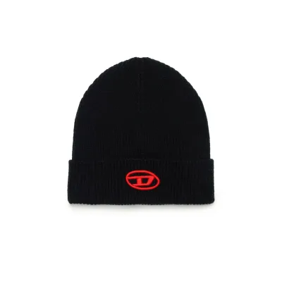 BLACK KNIT HAT UNISEX / J01610-K9002