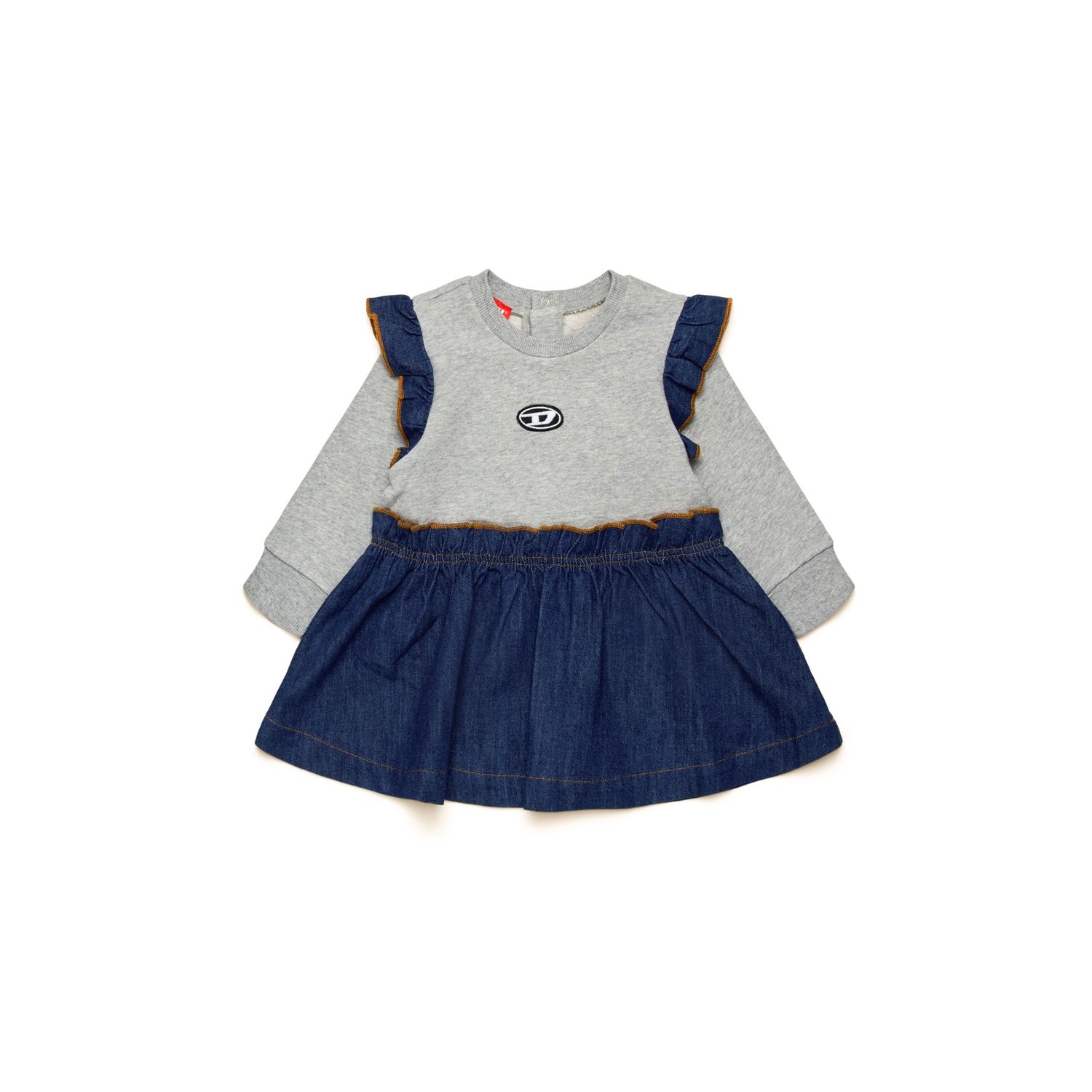 GREY & DENIM DRESS / K00581-K963