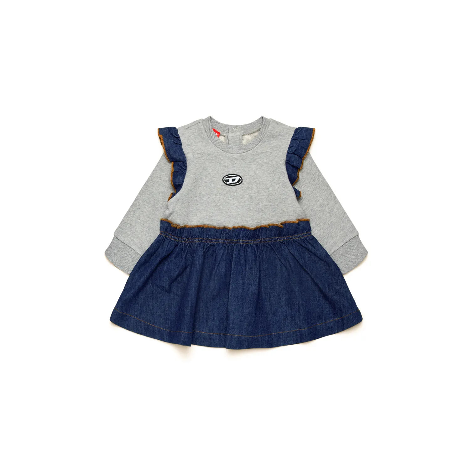 GREY & DENIM DRESS / K00581-K963