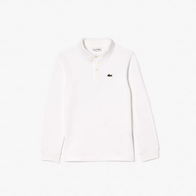 OFF WHITE POLO TOP -LONG SLEEVE / PJ8915-001