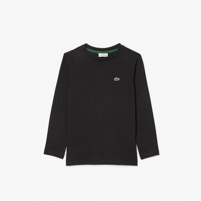 BLACK TSHIRT LONG SLEEVE / TJ1123-031