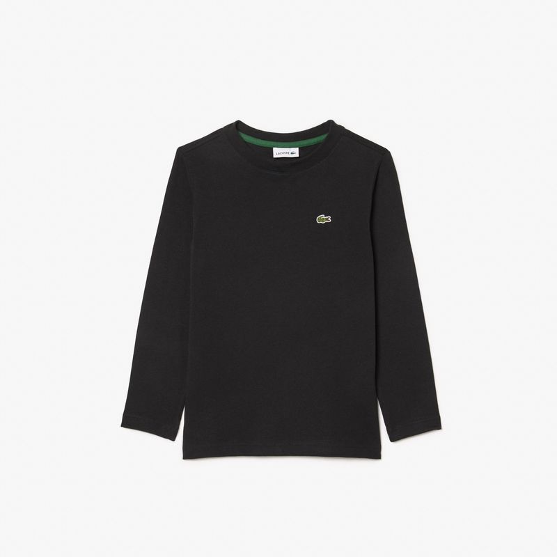 BLACK TSHIRT LONG SLEEVE / TJ1123-031