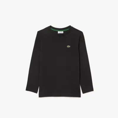 BLACK TSHIRT LONG SLEEVE / TJ1123-031