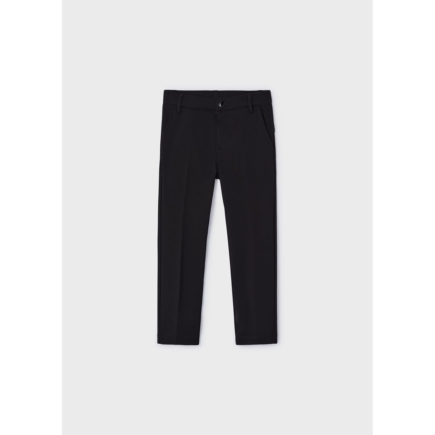 BLACK CHINO PANT KNIT STRETCH / 4528-046