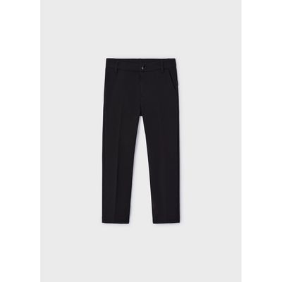 BLACK CHINO PANT KNIT STRETCH / 4528-046