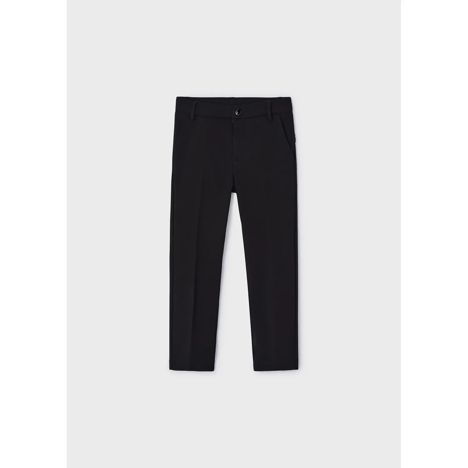 BLACK CHINO PANT KNIT STRETCH / 4528-046