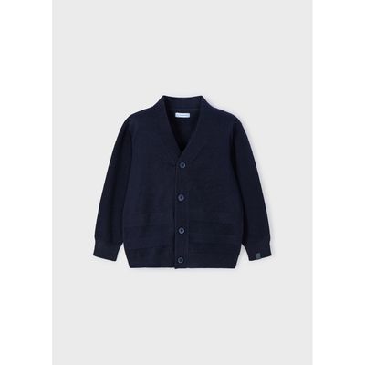 NAVY KNIT CARDIGAN / 4348-034