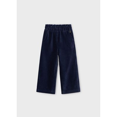 NAVY RIBBED PANT SHIMMER 2 POCKETS / 4544-023 NAVY RIBBED PANT SHIMMER 2 POCKETS / 4544-023