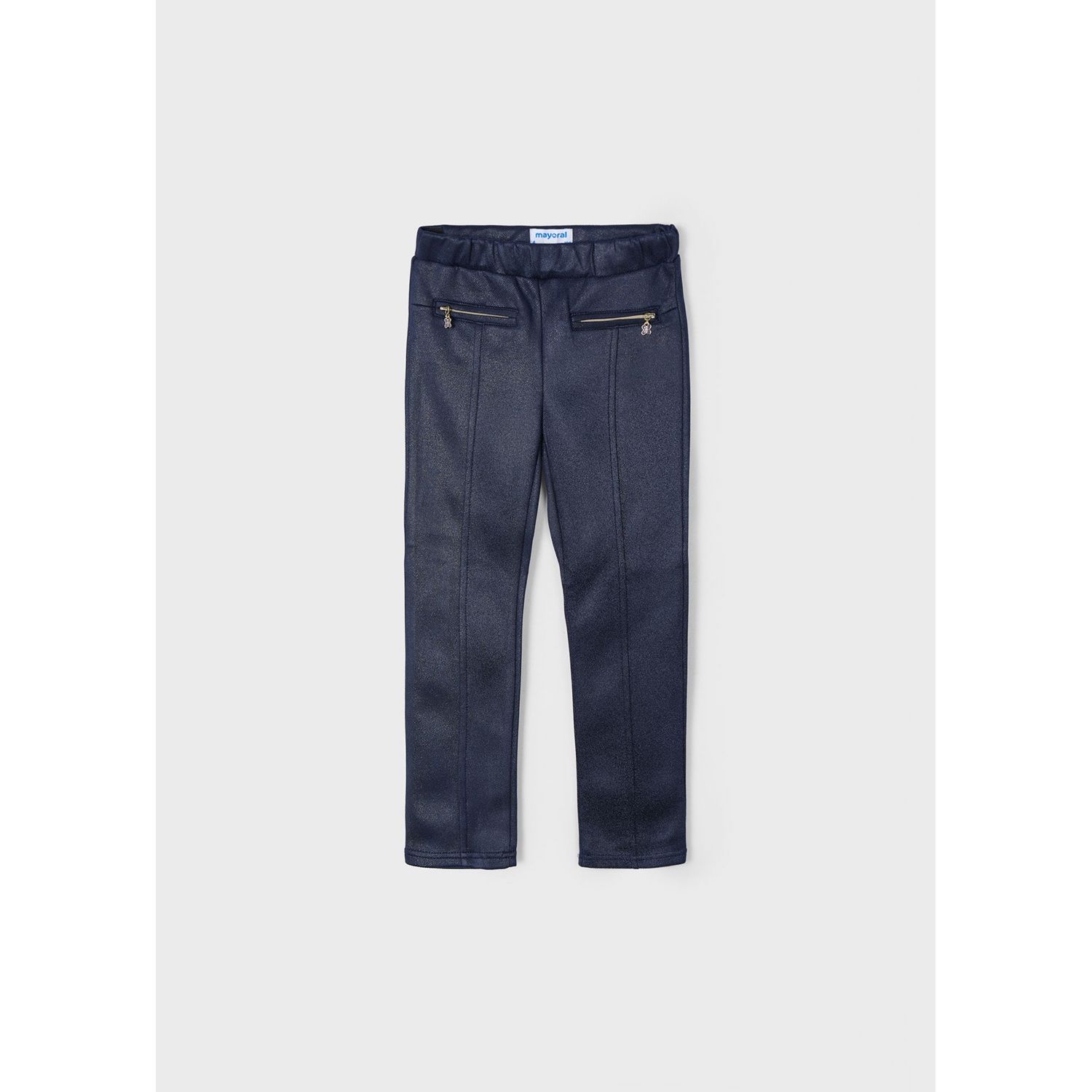 NAVY TWILL PANT SHIMMER 2 ZIP POCKETS / 4545-093