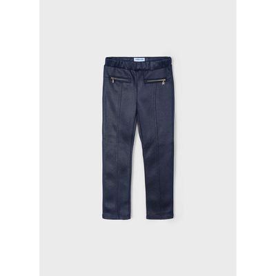 NAVY TWILL PANT SHIMMER 2 ZIP POCKETS / 4545-093