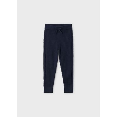 NAVY KNIT LEGGING RIBBED / 10812-054