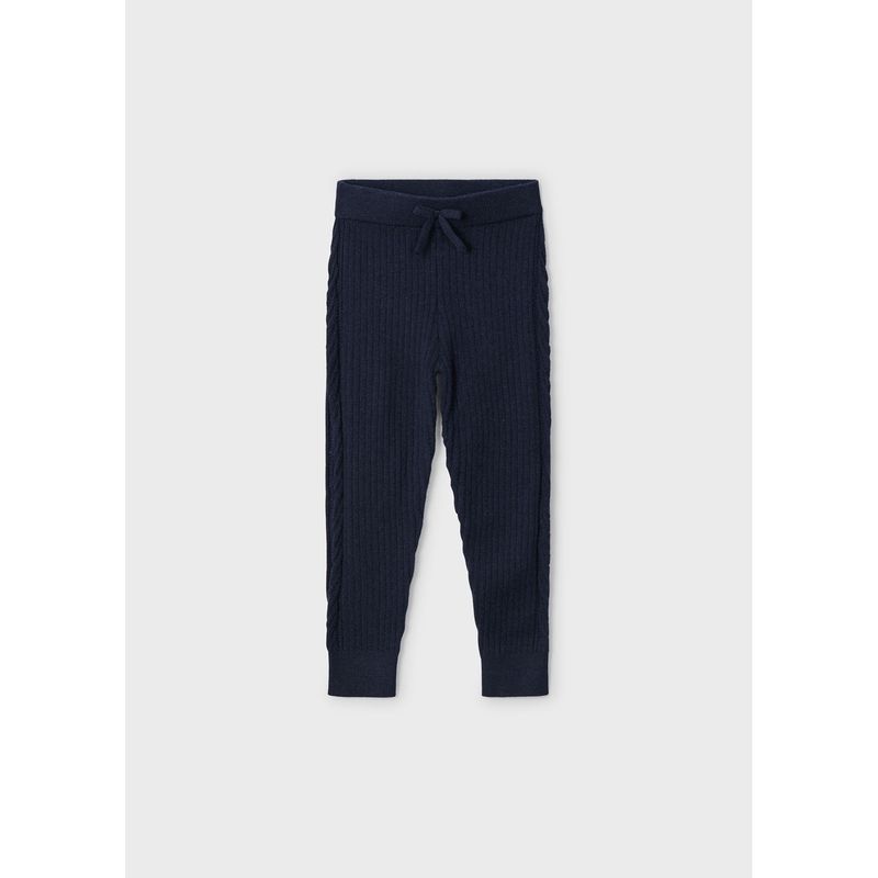 NAVY KNIT LEGGING RIBBED / 10812-054