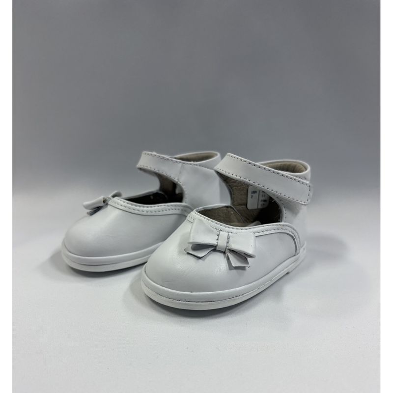 WHITE GIRL'S SHOE BOW TRIM / G0103