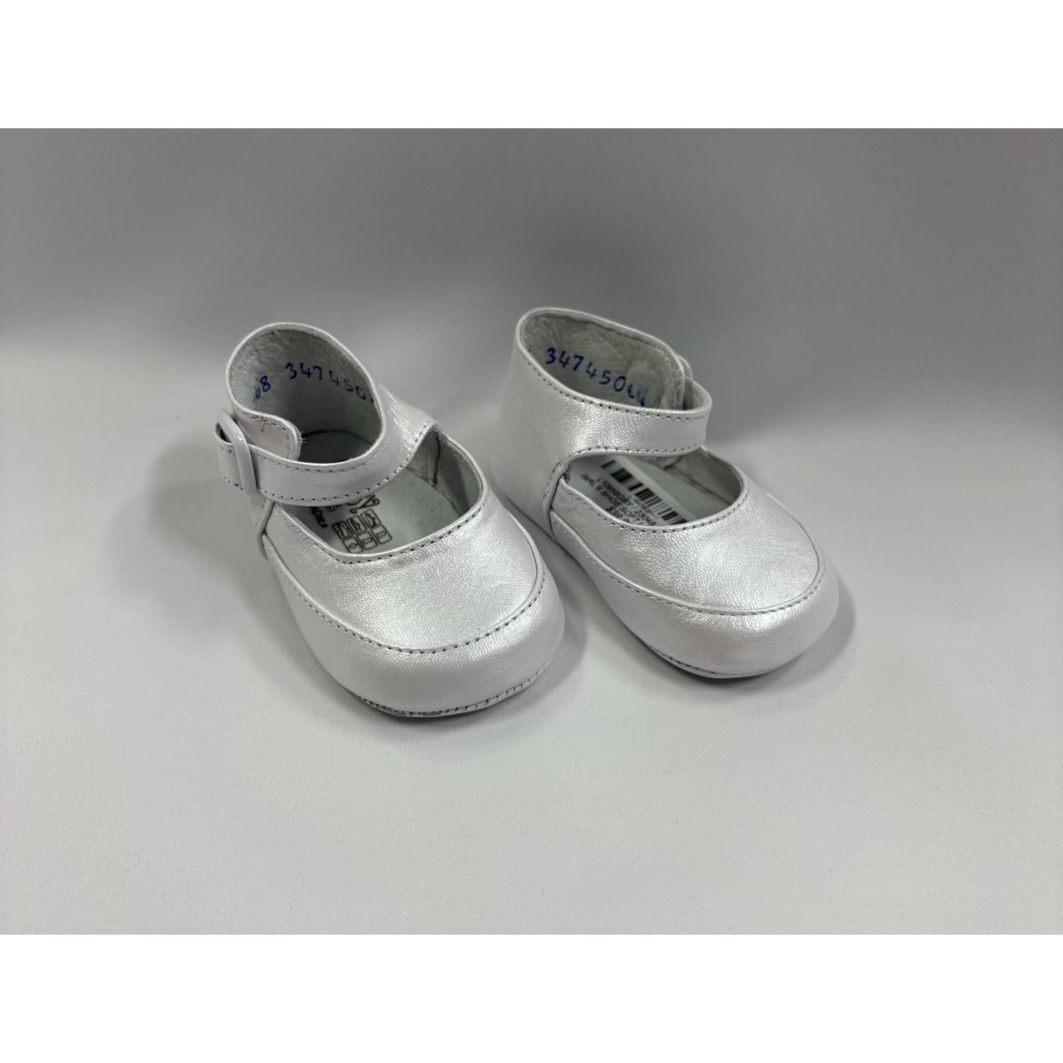WHITE GIRL'S SHOE SOFT LEATHER / 23048