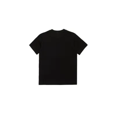 BLACK TSHIRT SHORT SLEEVE RED DSL LOGO / J02237-OGRAI-K900