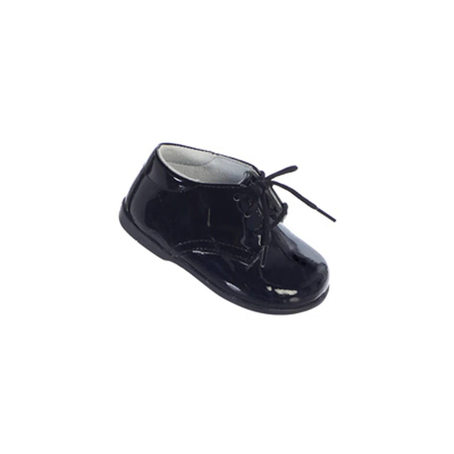 BLACK PATENT SHOE WITH LACES BOY'S / TTS307
