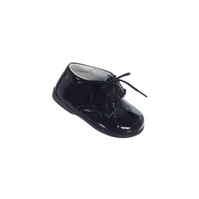 BLACK PATENT SHOE WITH LACES BOY'S / TTS307