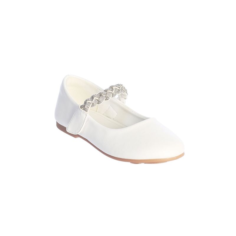 WHITE SHOE RHINESTONE STRAP / TTS170