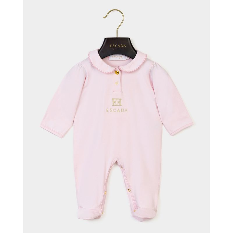 PINK POLO FOOTIE SMALL LOGO / 74217-802