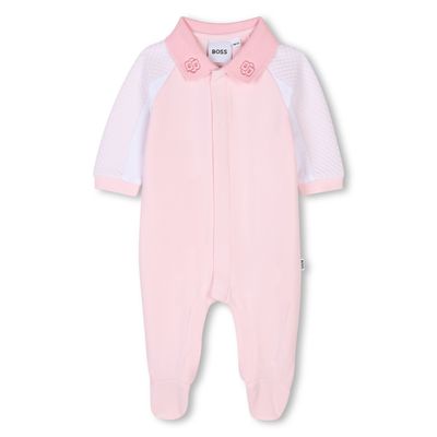 PINK SLEEPER WHITE SLEEVES FRONT CLOSURE / J52178-44L