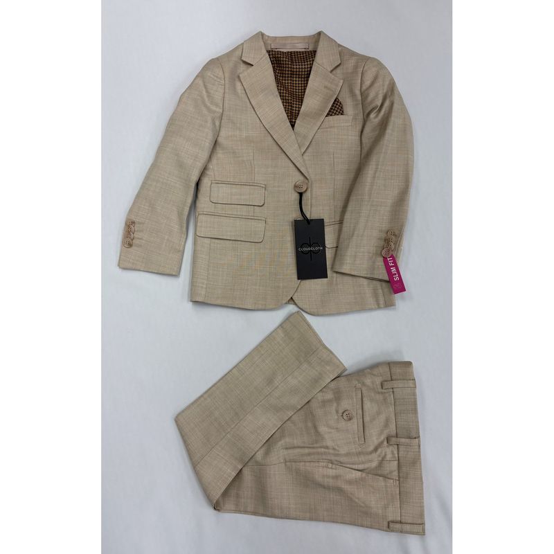 SAND CHAMBRAY TEXTURED SUIT SLIM FIT / ST2660 SAND CHAMBRAY TEXTURED SUIT SLIM FIT / ST2660