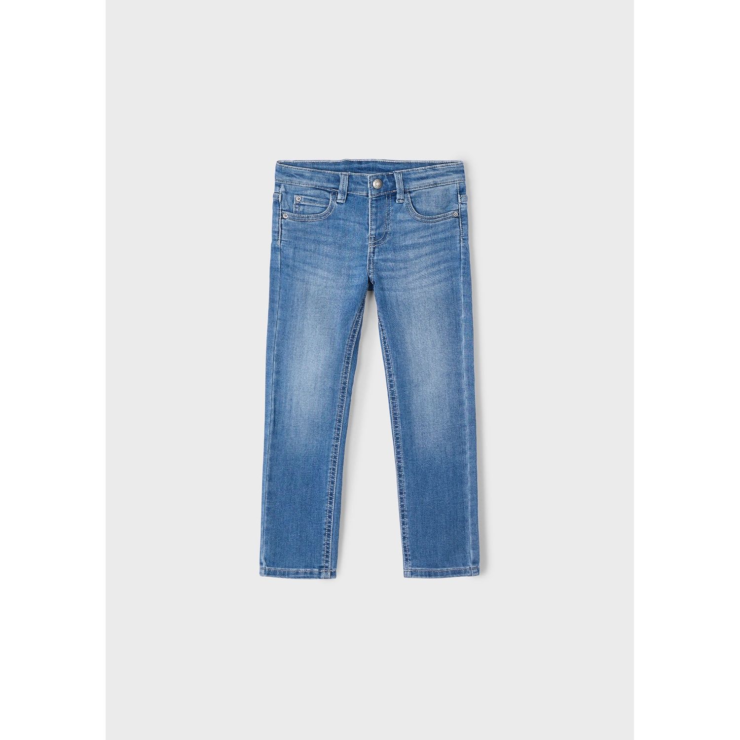 MEDIUM BLUE DENIM PANT SLIM FIT BASIC / 515-84