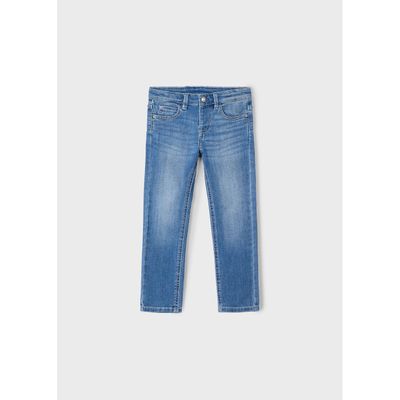 MEDIUM BLUE DENIM PANT SLIM FIT BASIC / 515-84