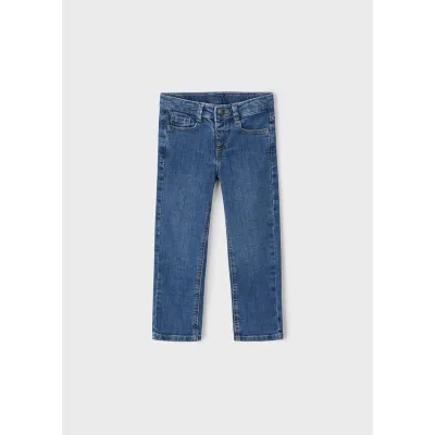 MEDIUM BLUE DENIN PANT REGULAR FIT BASIC / 540-082