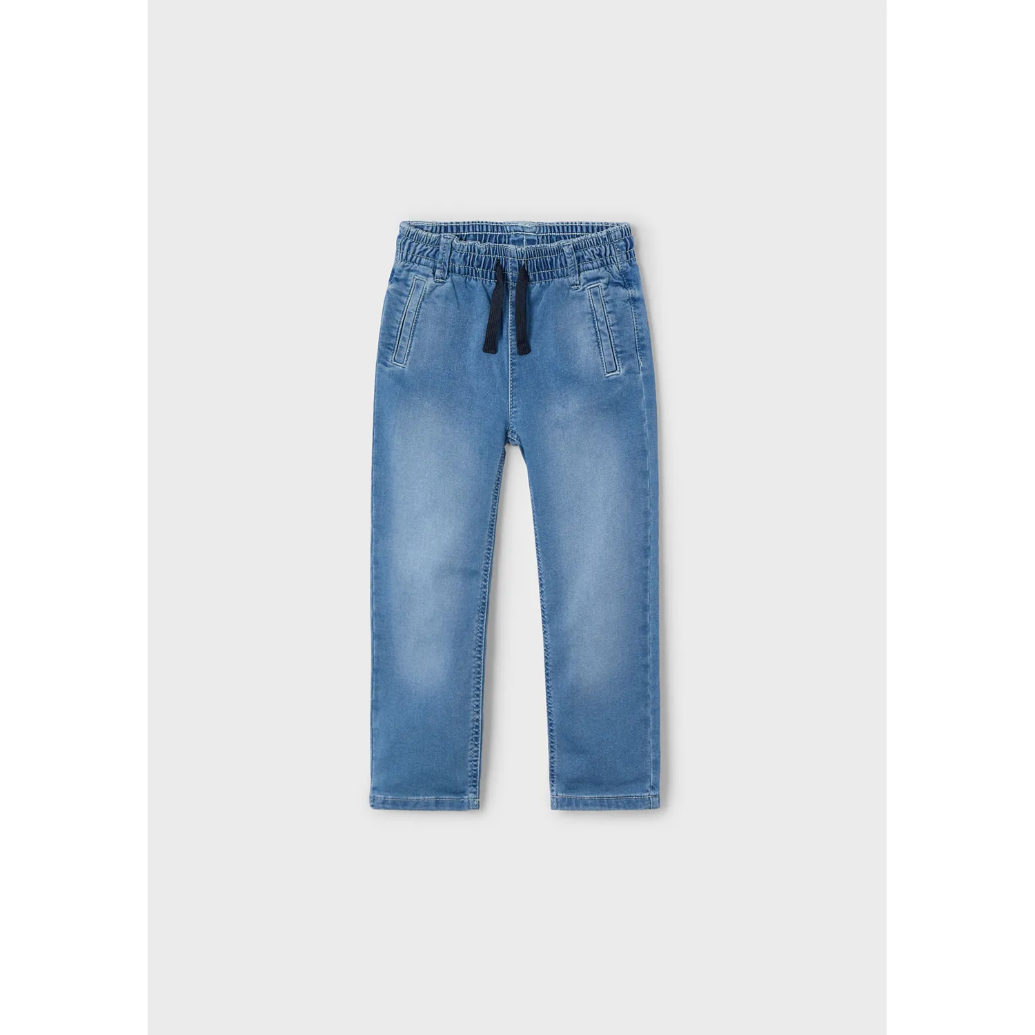 MEDIUM BLUE DENIN JOGGER PANT ELASTIC WAIST / 3564-097