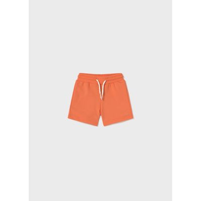 ORANGE FLEECE SHORTS BASIC / 621-074