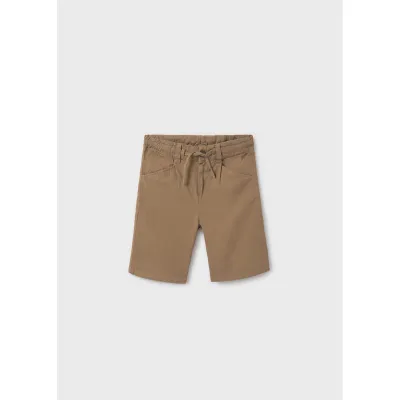 BROWN BERMUDA SHORTS CHINO RELAXED FIT / 6205-074