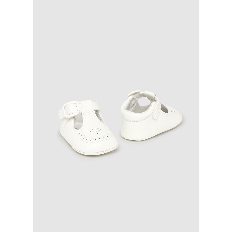 OFF WHITE SHOE BOYS PINHOLE TRIM / 9893-060