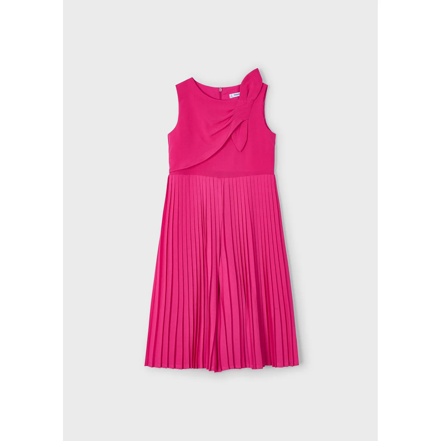 FUSCHIA PLEATED JUMPSUIT SHORT / 3872-010
