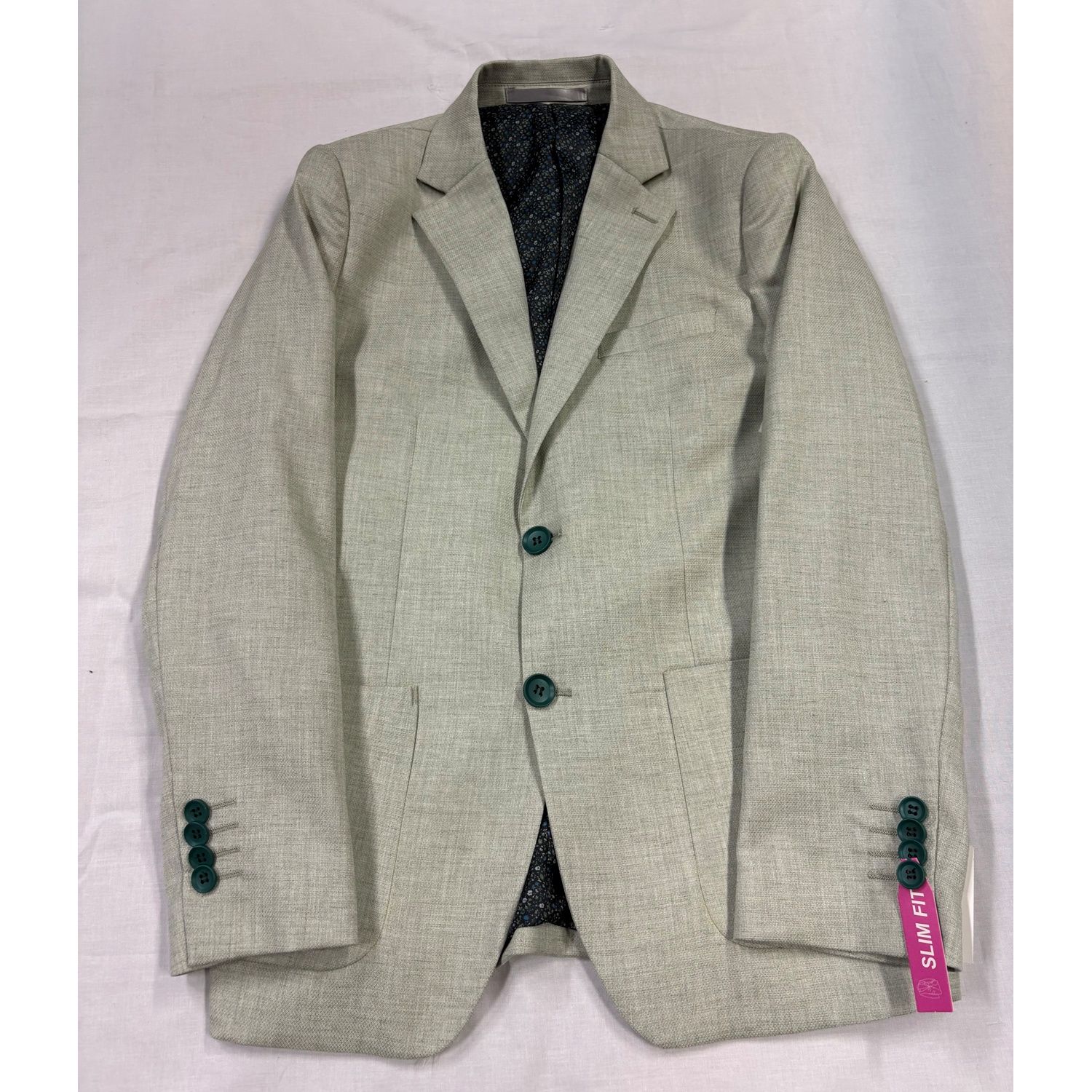 LIGHT GREEN CHAMBRAY SUIT / ST2748