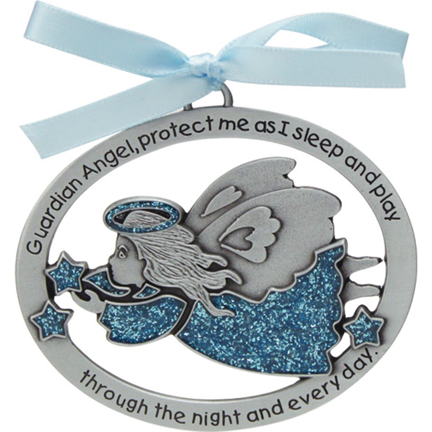 BLUE ANGEL CRIB MEDAL W/RIBBON / ABB-CM16B