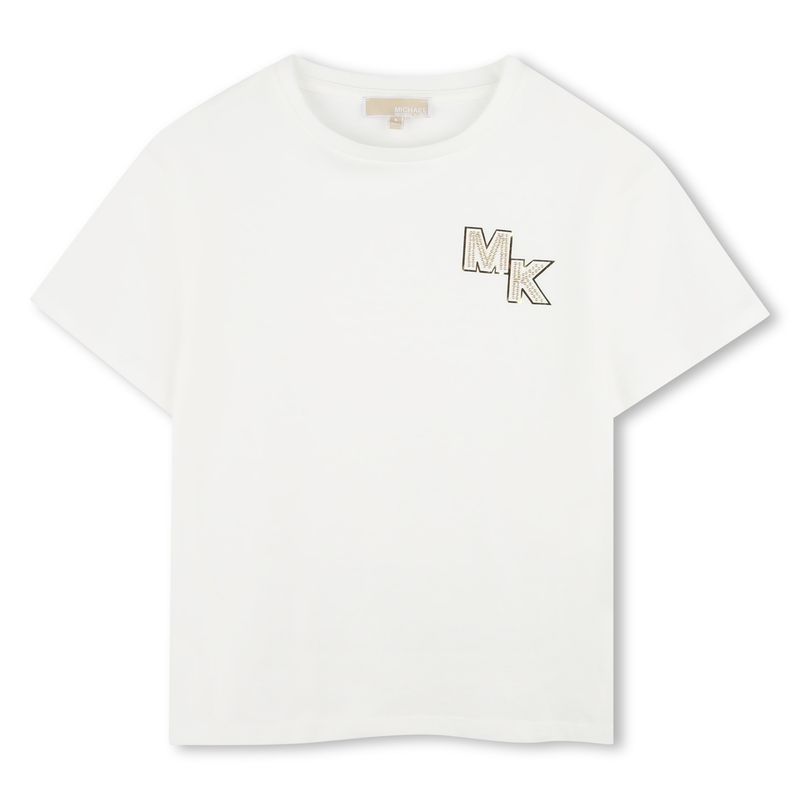 OFF WHITE TSHIRT GOLD MK LOGO SHORT SLEEVE / R30317-117