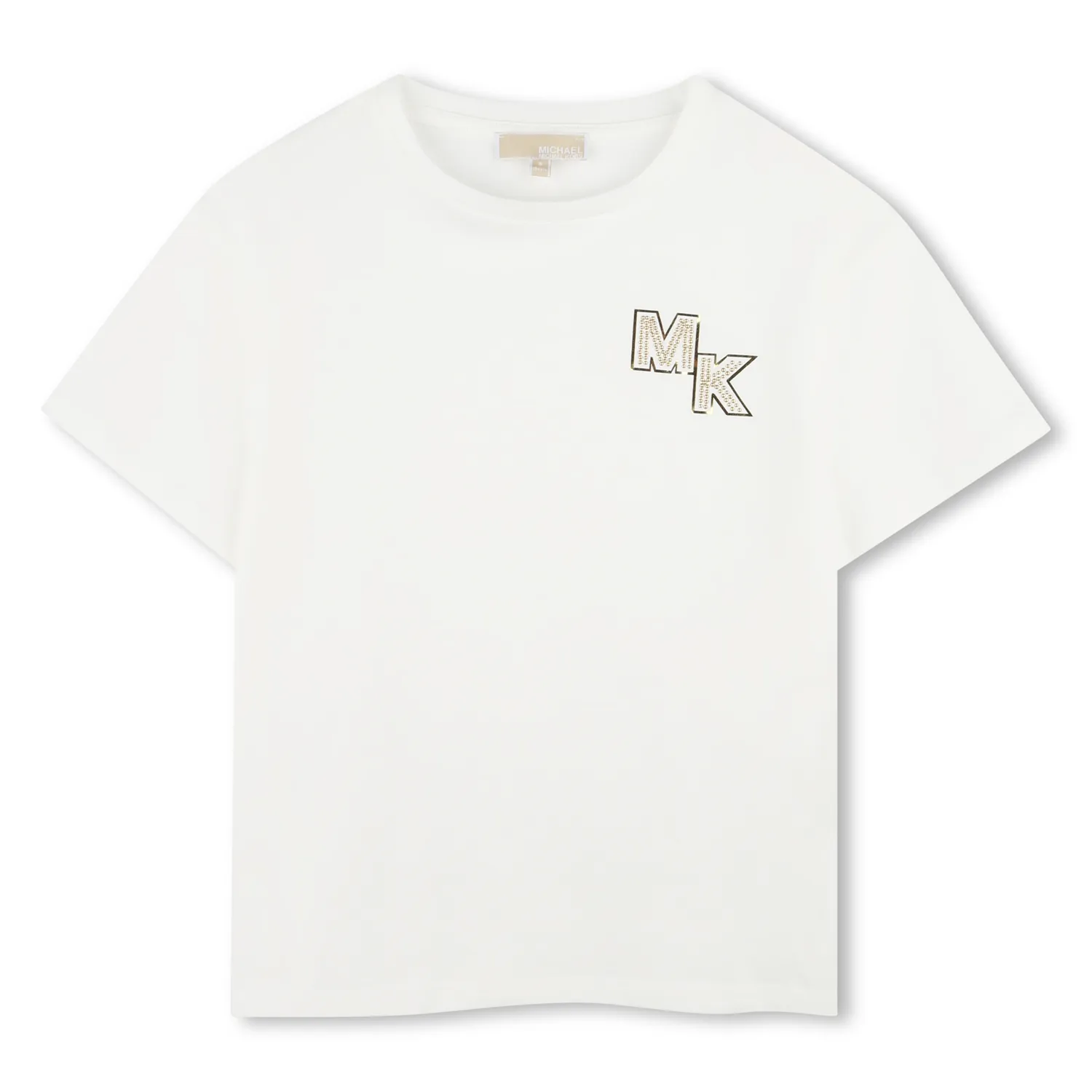 OFF WHITE TSHIRT GOLD MK LOGO SHORT SLEEVE / R30317-117