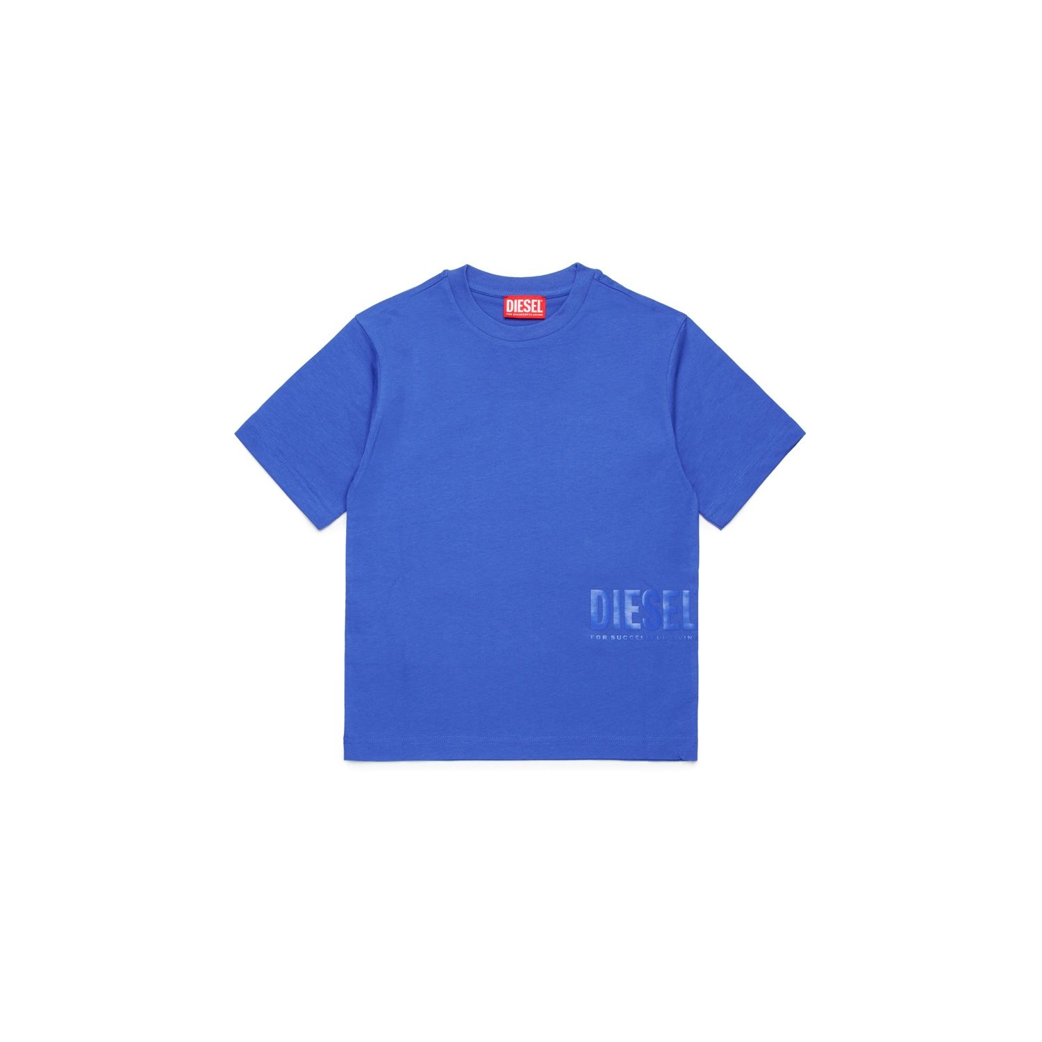 BLUE TSHIRT SHORT SLEEVE DSL LOGO / J02283-K812