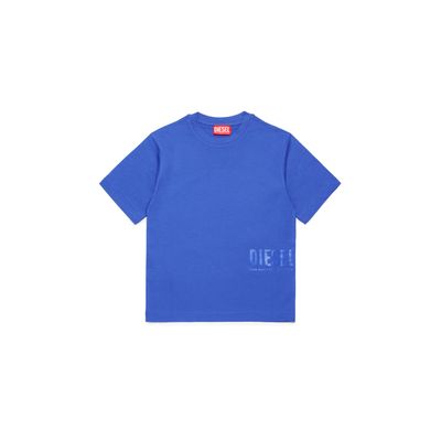 BLUE TSHIRT SHORT SLEEVE DSL LOGO / J02283-K812