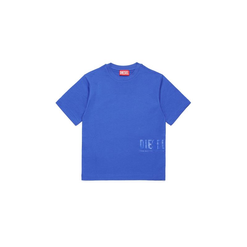 BLUE TSHIRT SHORT SLEEVE DSL LOGO / J02283-K812